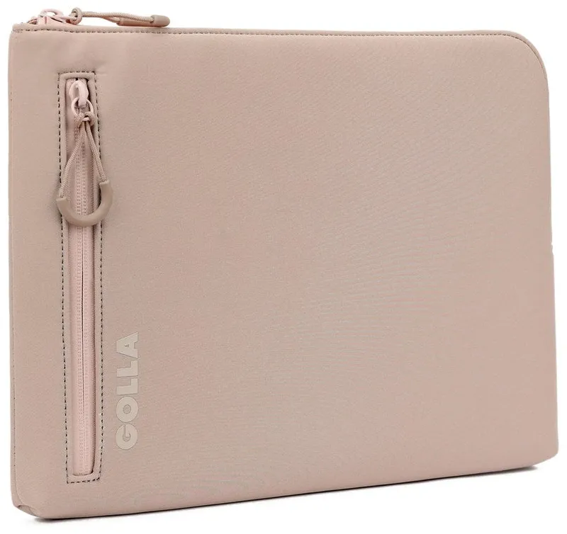 Bestseller Golla Laptop Tasche / Wasserdichter Laptop Sleeve aus Neopren / Für MacBook, Asus und weitere Notebooks / Elegante Laptophülle / Reißverschluss mit Neoprenmantel / 15 Zoll / Cream