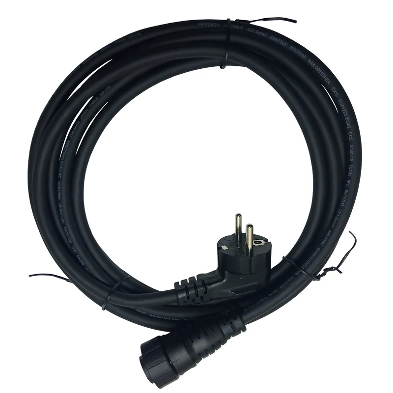 Top-Angebot AC-Kabel 3 m Hausanschlusskabel Balkonkraftwerk AC M25 (WVC) auf Schuko