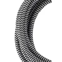 Bailey Textilkabel 3x0,75mm², schwarz/weiß, 3m Top-Preis