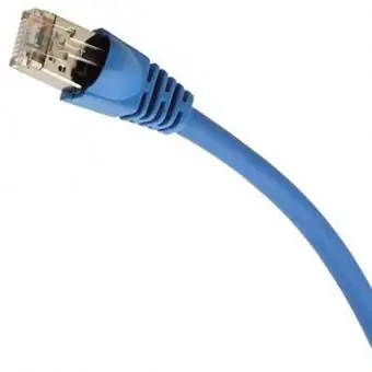 Expressversand Patchkabel Cat. 6A, 4x2, RJ-45 Stecker, Länge: 5m, blau