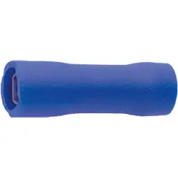 Exklusiv Klauke Flachsteckhülsen, PVC-vollisoliert, 1,5-2,5mm² / 2,8x0,5mm, 100 Stück