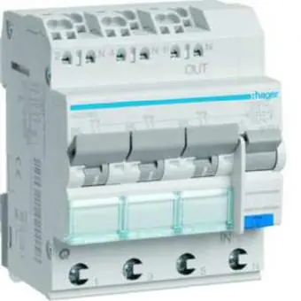 Finale Aktion Hager ADZ310D - FI/LS-Schalter, 3x1P+N, 6kA, Typ A, B-10A, 30mA, QuickConnect