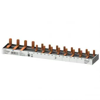 Knallerangebot Siemens Phasenschiene 3-phasig+N (FI N-rechts), 12 Platzeinheiten, 63A
