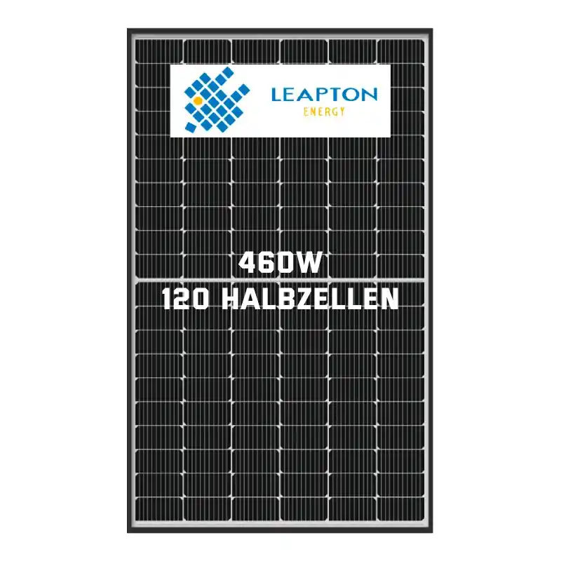 LEAPTON Solar Modul 460W Mono Black FrameLP182-M-60-MH-460W / 120 Halbzellen Schneller Versand