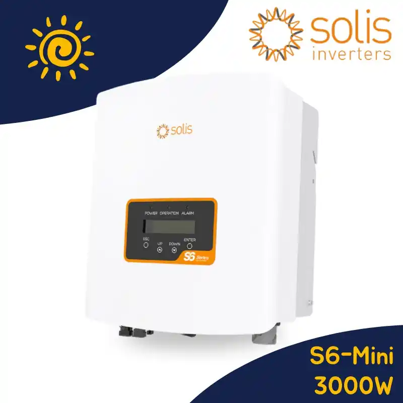 Solis S6 Mini Wechselrichter 3.0kW 1-Phasig 3000W 1MPPT mit DC Freischalter Direktkauf