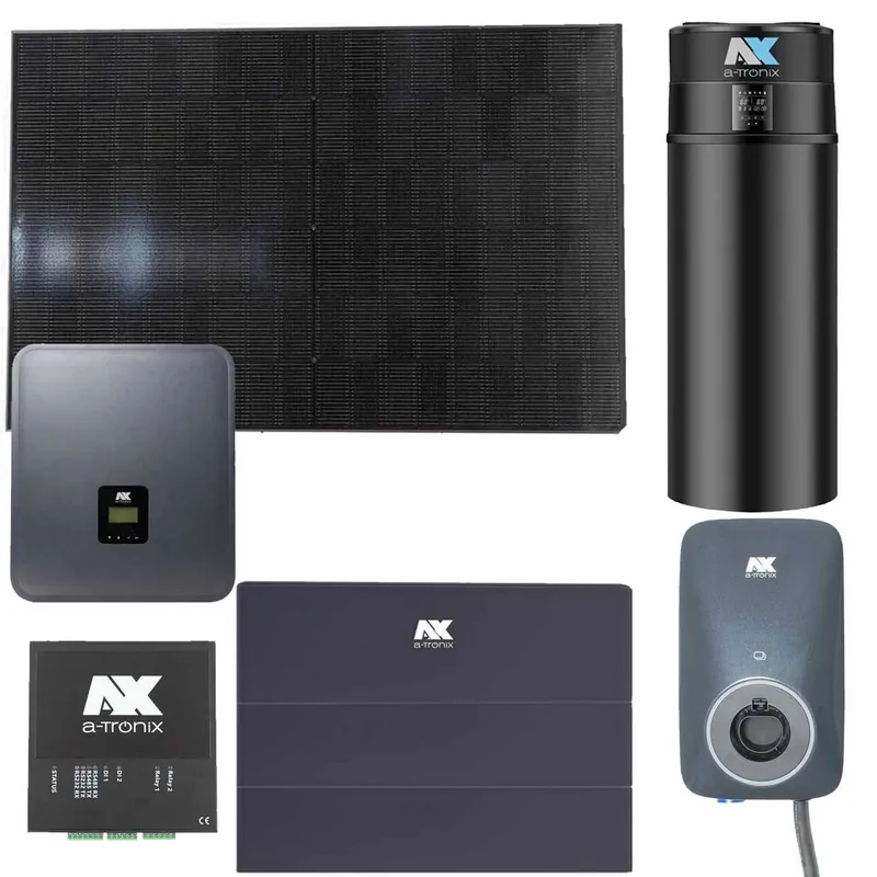 Letzte Chance a-Tronix HEMS PV-Set 5 kWp + 300L Wärmepumpe mit 11,5 Wh Speicher + Wallbox