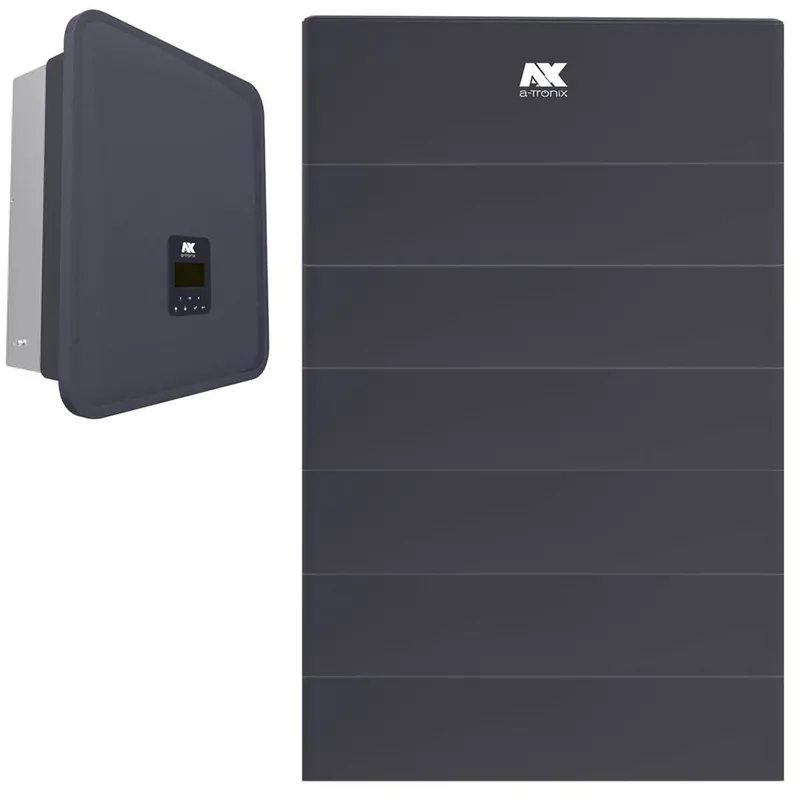 Solange Der Vorrat Reicht a-TroniX AX 5,0kW-3ph Hybrid Wechselrichter und 20,16kWh Speicher