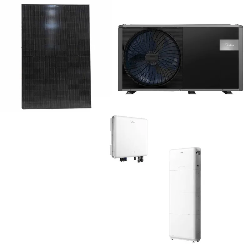 Midea MHELIOS HEMS PV-Set 6kWp + 6kW Wärmepumpe + 20 kWh Speicher Online Kaufen