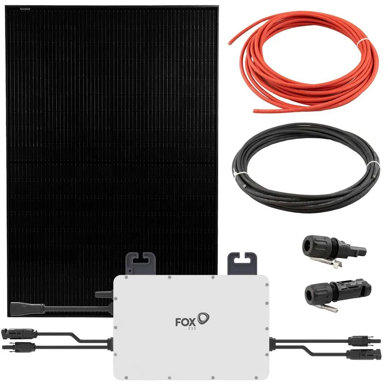 FOX ESS Balkonkraftwerk mit 400W Solarpanel, M1-800-E 0,8kW Preisknaller