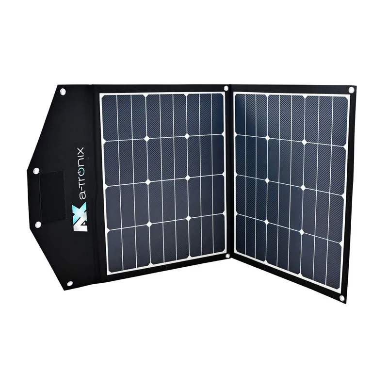 Neu a-TroniX PPS Solar Bag 2x40W 80W faltbares Solarpanel